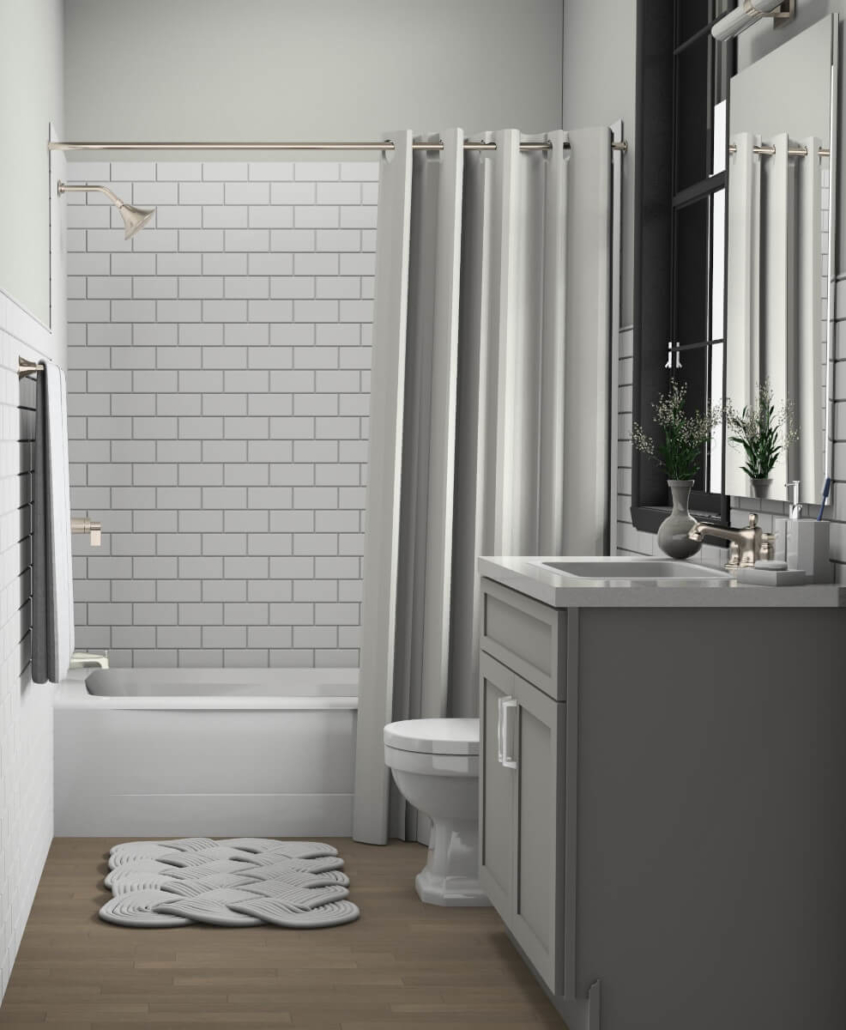 2 BEDROOM VILLAGE HOME BATHROOM